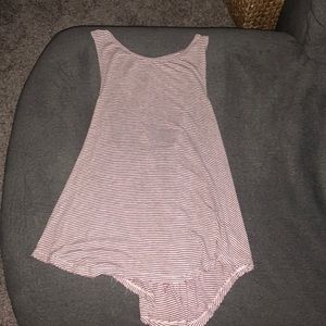 Open back flowy tank top